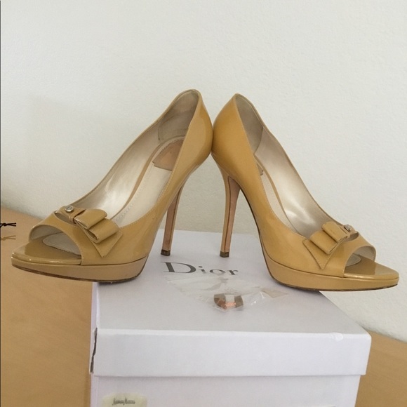 DIOR CITY PEEP TOE - Picture 6 of 7